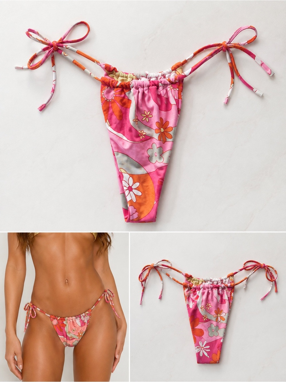 (FREE W PURCHASE) Urban Outfitters Floral Bikini Bottom